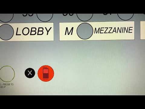 Animated: 1994 Otis Gearless Elevonic (411) High-Speed Guest Elevators at 1957Hotel