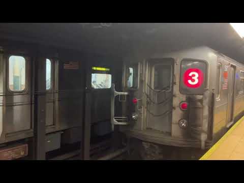 Not In Service R62 (3) Train Passing Wall St