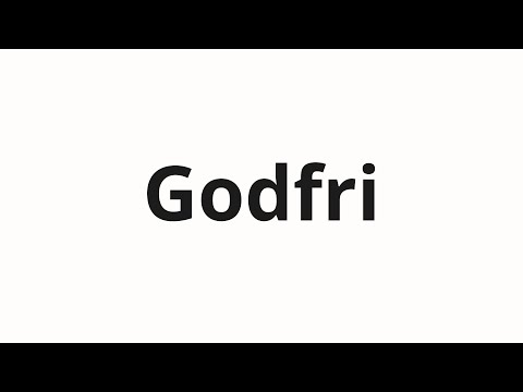 How to pronounce Godfri | Годфри (Godfrey in Russian)