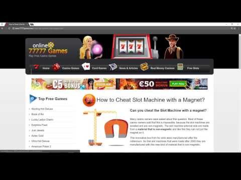 How to cheat a Slot Machine with a Magnet - Is it possible?