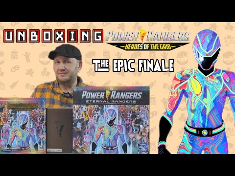 Unboxing of Power Rangers Heroes of the Grid Eternal Rangers Final Expansion