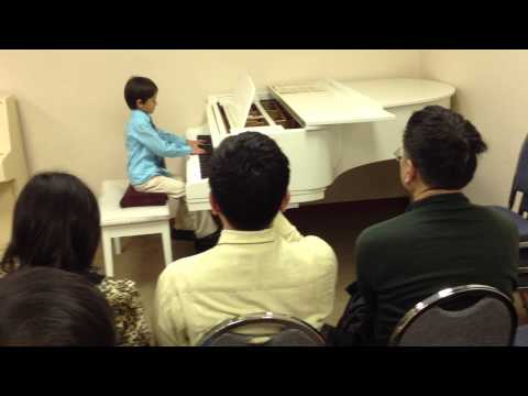 Prelude in C Major by Bach recorded on 12/02/2012