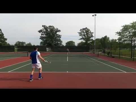 Demolishing Rafael Nadal inside in topspin forehand winner;)!!