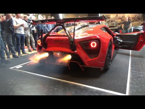 Zenvo TSR-S 1200HP shooting Big flames 🔥🔥