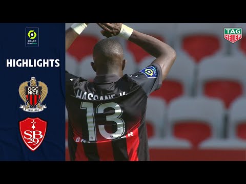 OGC NICE - STADE BRESTOIS 29 (3 - 2) - Highlights - (OGCN - SB29) / 2020-2021