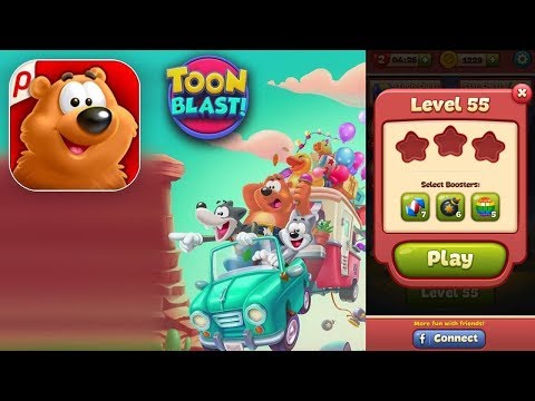 Toon Blast Level 55 HD 1080p