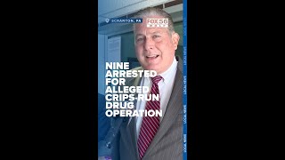 Nine arrested for alleged Crips-run drug operation