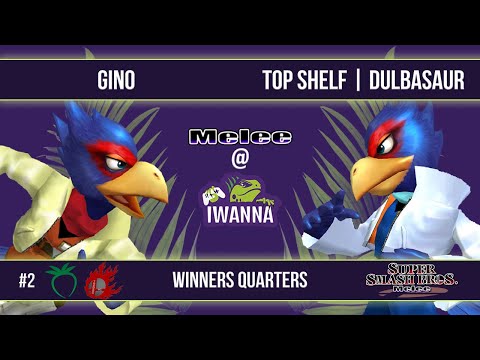 Melee @ Iwanna #2 - Gino (Falco) VS Top Shelf | Dulbasaur (Falco) - SSBM - Winners Quarters