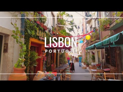 Lisbon PORTUGAL | Lisbon Walking Tour from Green Street to Pink Street