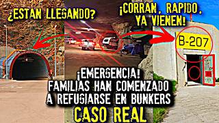 ¡Corran rápido! ¡Familias se refugian en bunkers al ver esto! Caso Real