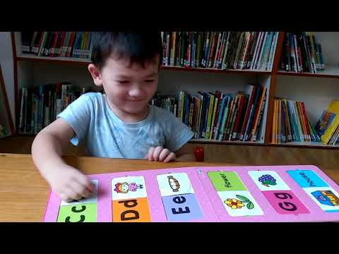 Toddler talking. L Brothers at Taiwan Library.