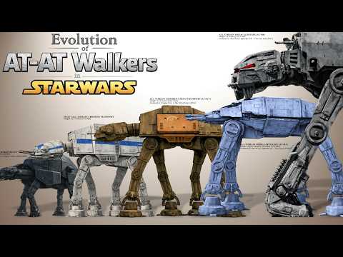 The Evolution of AT-AT Walkers in Star Wars (Prototype to AT-M6)