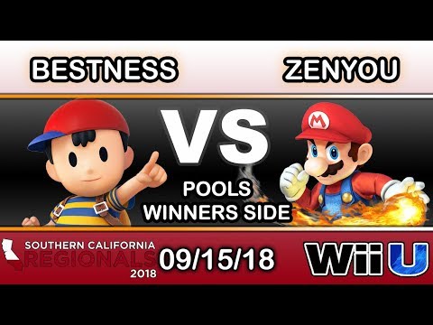 SCR 2018 - BestNess (Ness) Vs. Zenyou (Mario) Pools - Smash 4