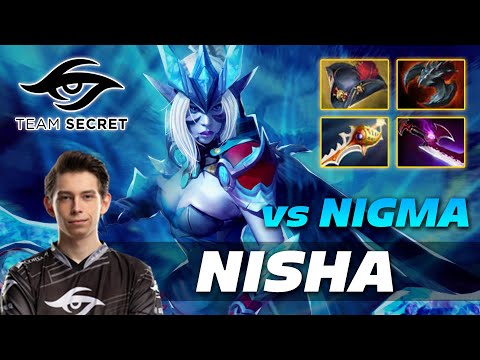 Nisha Drow Ranger - SECRET vs NIGMA - Dota 2 Beyond Epic League [Watch & Learn]
