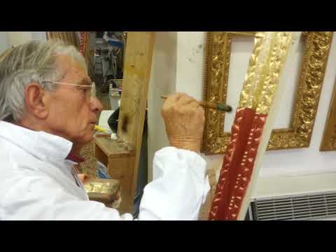 Gold leaf gilding | Water gilding