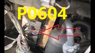 Causes and Fixes P0604 Code: Internal Control Module Random Access Memory (RAM) Error