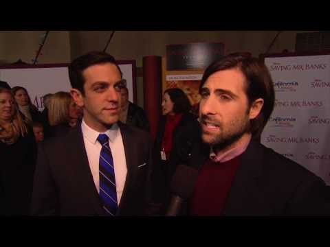 Saving Mr. Banks: BJ Novak & Jason Schwartzman Movie Premiere Interview | ScreenSlam
