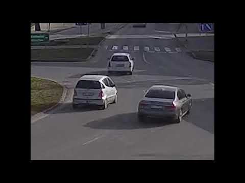 Kolizja na Rondzie Bankowym 25.02.2021