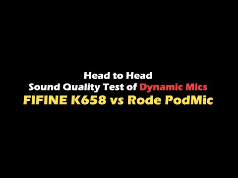 Миниатюра изображения товара Микрофон Fifine K658 (черный)