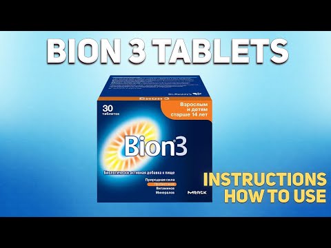 Anwendung von Bion3-Tabletten: Anwendung, Dosierung, Nebenwirkungen, Kontraindikationen
