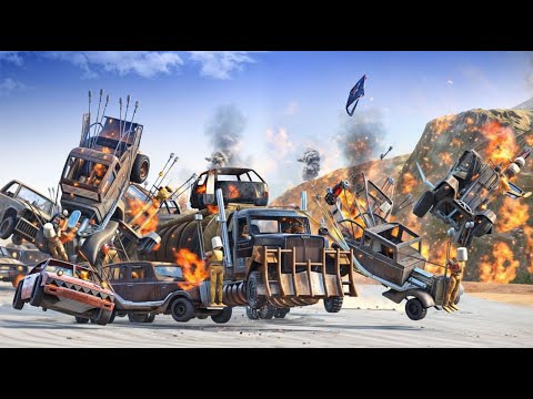 🚗💥 Mad Max in BeamNG.drive – Insane Crashes, Explosions & High-Speed Chases!  #2🔥