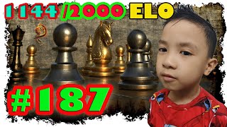 Mục tiêu đạt 2000 ELO (#chesscom ): Em đô khai cuộc mơ ngủ, đối thủ tận dụng CHIẾU HẾT (1144 elo)