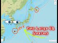 Earthquake Activity Increasing Around Japan Today Nankai Trough Under Strain Sunday 6 22 2025