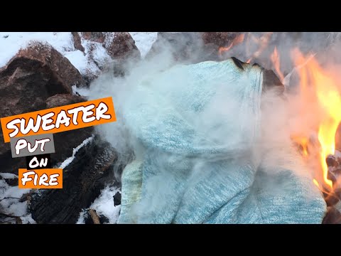 Burning clothes: SWEATER (fire stuff)