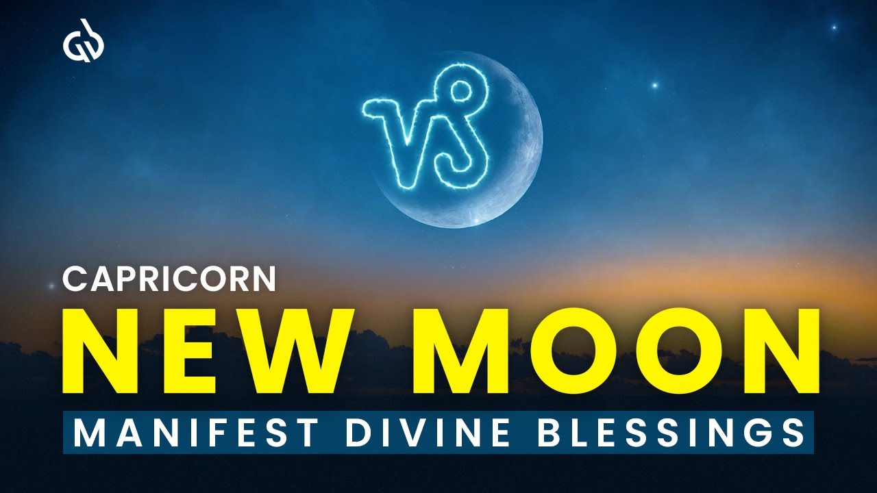 Pre New Moon Manifestation (Capricorn New Moon): Manifest Divine Blessings & Long-Term Success