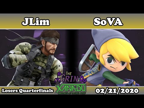 The Grind 115 JLim (Snake) vs Sova Unknown (Toon Link) Losers Quarterfinals