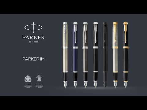 Plunksnakotis Parker IM Brushed Metal GT Fine video