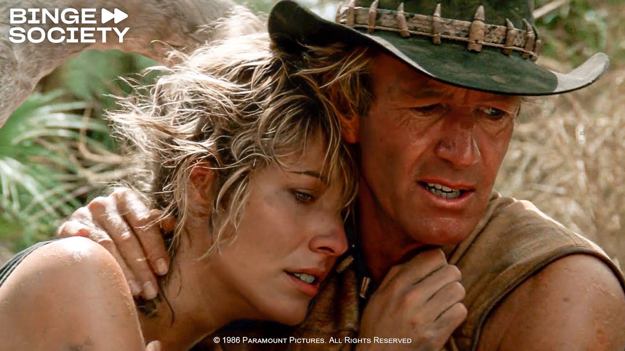 Crocodile Dundee (1986): Attacked By A Large Crocodile