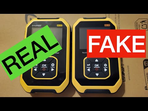The FNIRSI Radiation Detector, and a Fake!