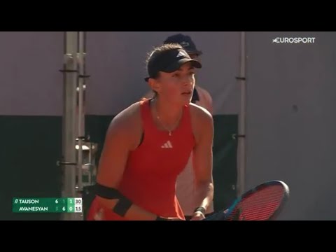 Clara Tauson destroyed by Elina Avanesyan set 2 blowout WTA French Open