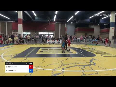65 Lbs Rr Rnd 3 - Samantha Jordan, Nevada Elite Wrestling Vs Anaya Prater, A-Train Performance Wom