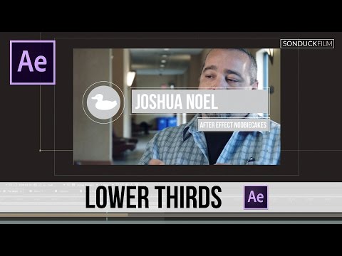 After Effects Tutorial: Awesome Stroke Lower Third Video