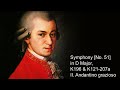W. A. Mozart - Symphony [No. 51] in D Major, K196 & K121-207a - II. Andantino grazioso.