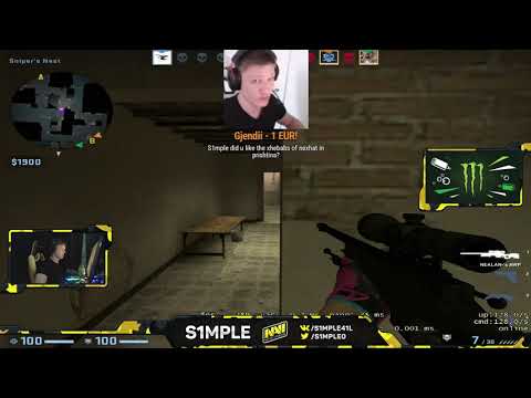 s1mple tricked ropz in FPL