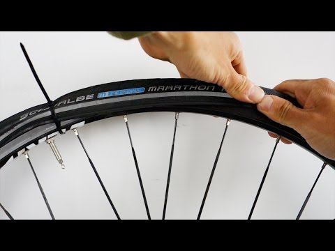 How to fit Schwalbe Marathon Plus tyre