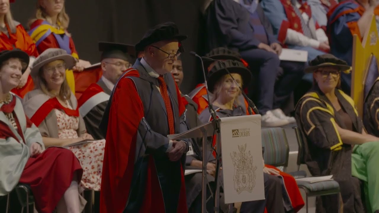 Derby Graduation - July 2026 Honorand: Emeritus Professor Huw Davies