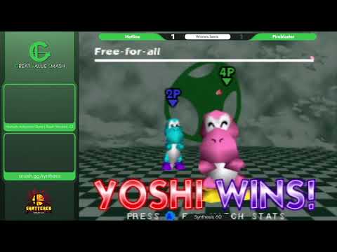 Super Smash Bros 64: Hotline (Yoshi) V Fireblaster (Yoshi) - Synthesis 60