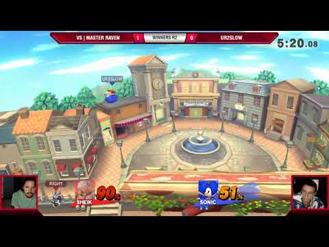 VS Weekly 05/17/18 - Winners Qtrs - VS | Master Raven (Sheik) vs Ur2Slow (Sonic) - Smash 4