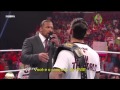 WWE RAW 01/08/11 CM Punk and Triple H ...