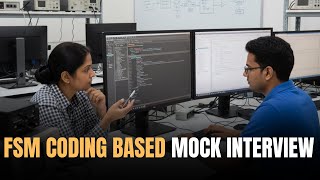 FINITE STATE MACHINE (FSM) Coding Mock Interview | Download VLSI FOR ALL App - www.vlsiforall.com
