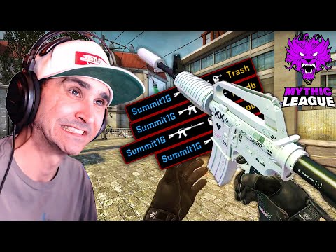 Summit1g TURNS up in Mythic Gold match of CS:GO