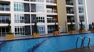 preview picture of video 'KSL Residences @ Daya Swimming with shades no sun blazing'
