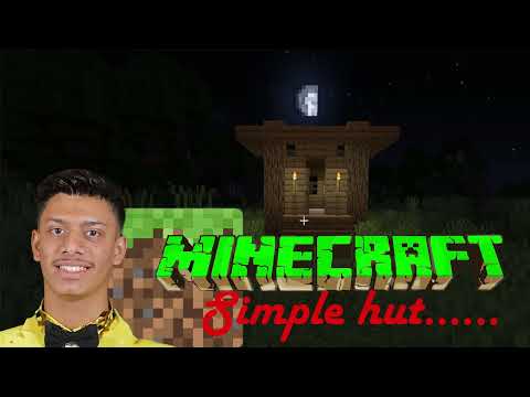 Miskat Playz - How to create a small hut in minecraft | minecraft gameplay | minecraft optifine | minecraft 1.16.5