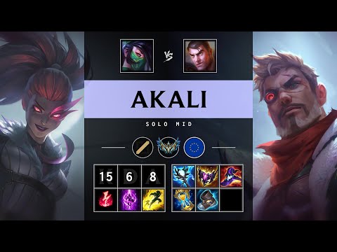 Akali Mid vs Jayce: Unstoppable - EUW Challenger Patch 14.23