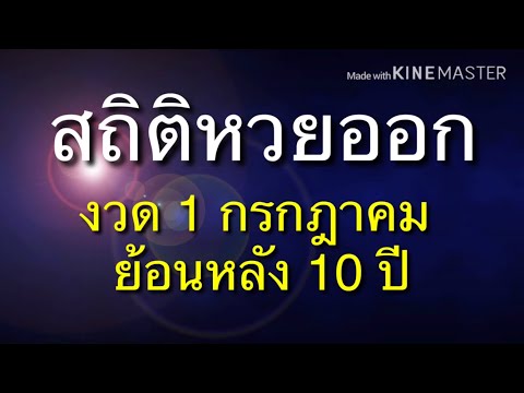 สถิติ หวย ย้อน หลัง 30 ปี