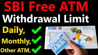 2023 SBI Latest Update, atm free withdrawal transaction charges & limit 2023